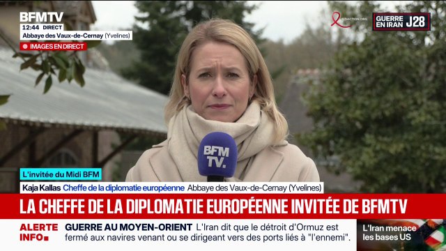 Guerre au Moyen-Orient: (Les Russes) ne sont pas neutres. La Russie aide l'Iran , assure la cheffe de la diplomatie européenne Kaja Kallas
