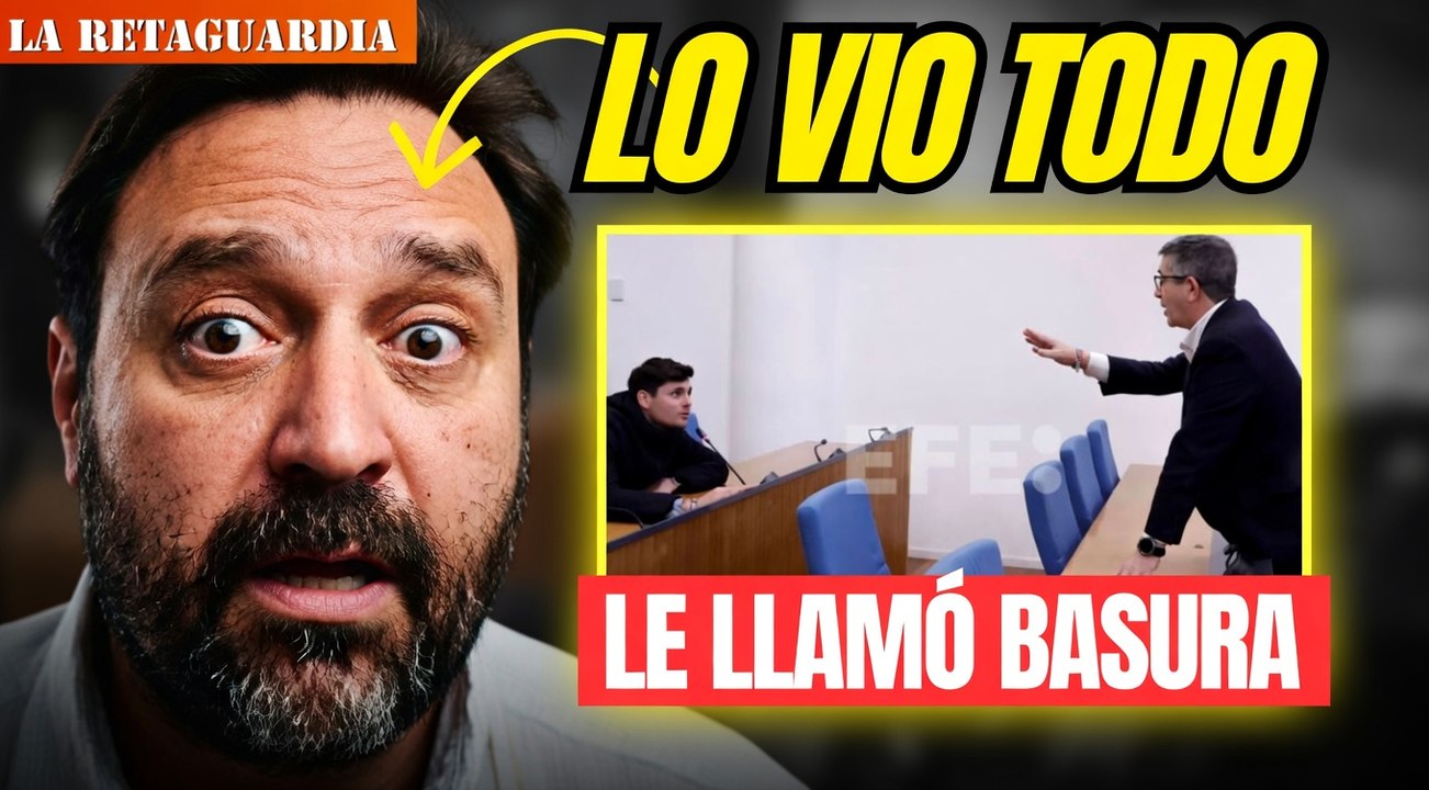 El FOTÓGRAFO de EFE que VIVIÓ el ATAQUE de PATXI LÓPEZ a VITO deja en BOLAS al SOCIALISTA