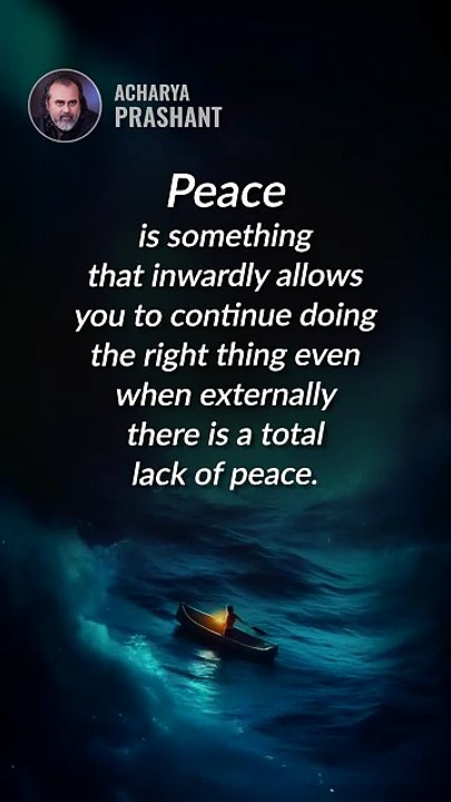 Real Peace || Acharya Prashant