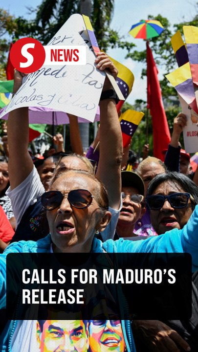 Maduro backers demand his release as ousted president faces US court hearing