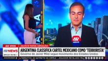 Argentina classifica cartel mexicano como “organização terrorista”