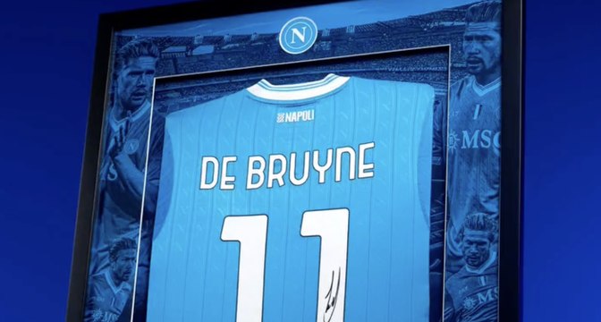 Iniziativa del Napoli per il Sannazaro! Le 50 maglie autografate di De Bruyne all'asta