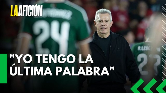 Javier Aguirre confirma bajas definitivas en Selección Mexicana por lesiones
