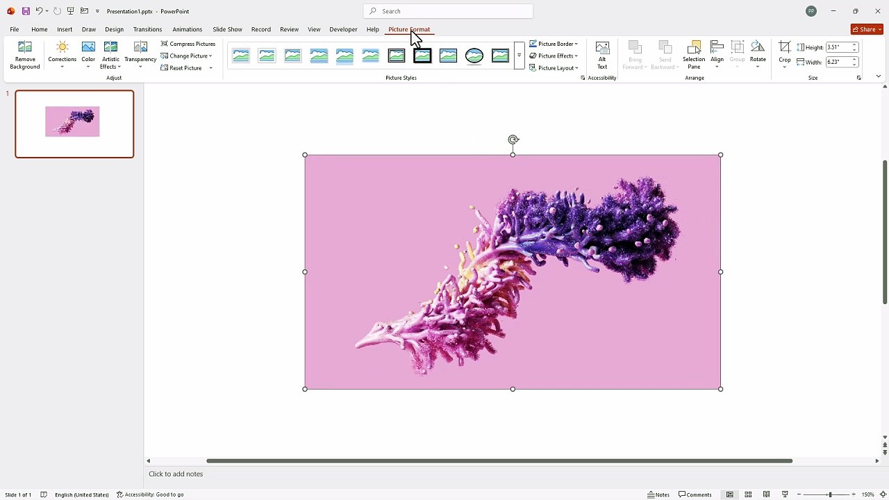 MS PowerPoint 21 Cropping Images to Shapes