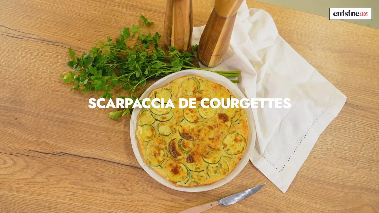 Scarpaccia de courgettes