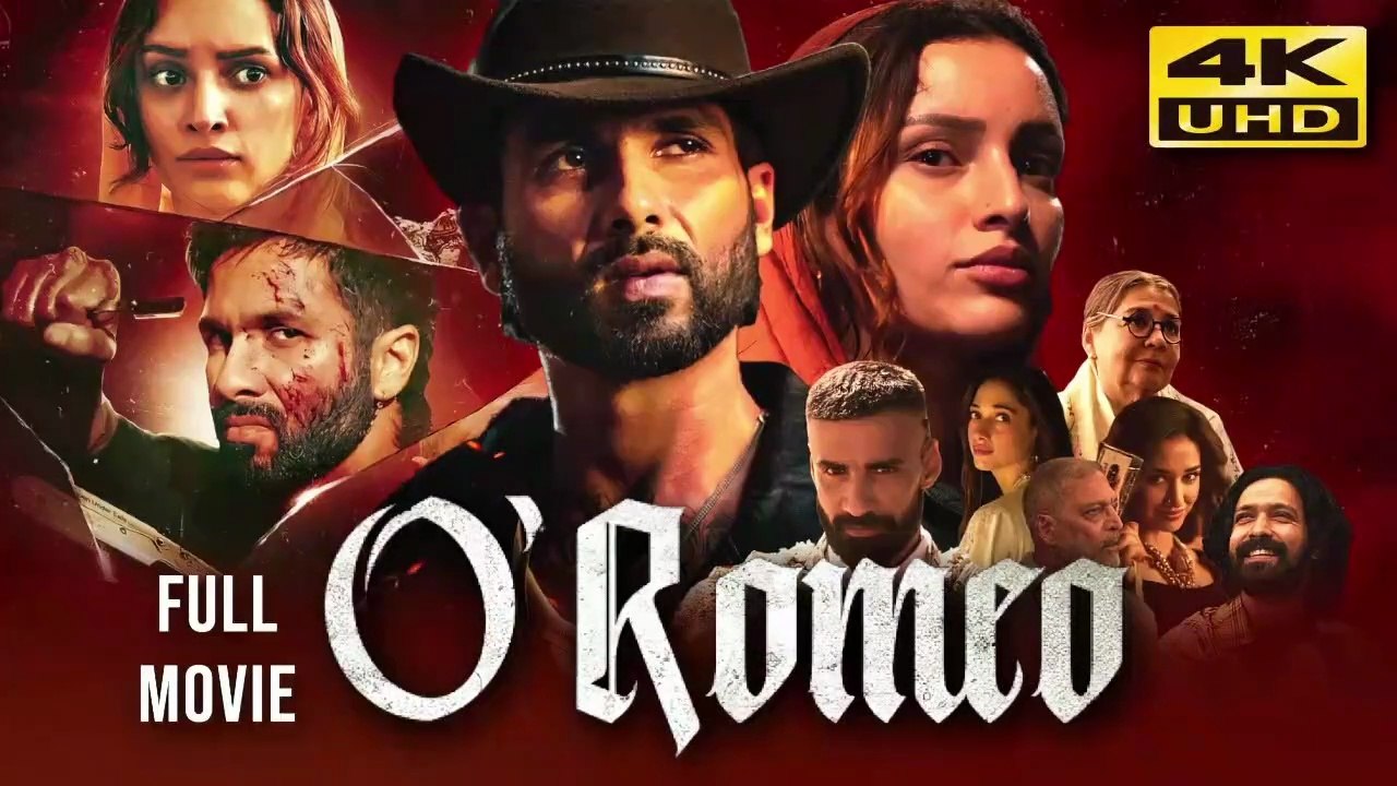 Latest Hindi Full Movie |  O'Romeo (2026)  Starring Shahid Kapoor, Triptii Dimri, Nana P, Avinash T,O Romeo (2026) Hindi Full Movie