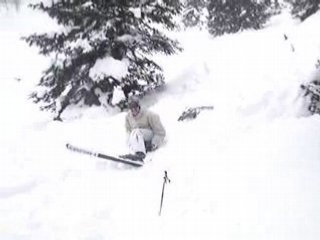 Biberhof 2005 - chute de Pierre en ski