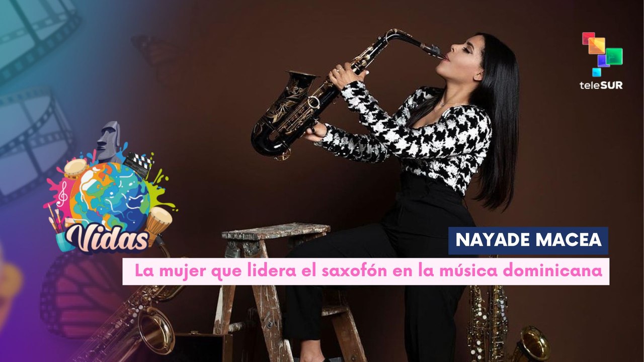 Vidas | Nayade Macea: La mujer que lidera el saxofón en la música dominicana