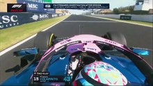 Incidente de Colapinto y Verstappen en Japón
