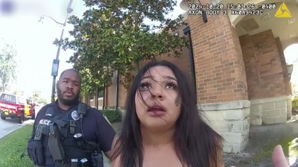 Bodycam Shows Woman Losing Control During Investigation