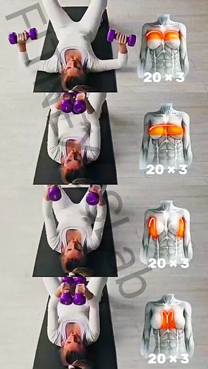 4 Chest Exercises at Home 🔥 Build Strong Chest Fast (20x3 Each) #Fitness #Workout #Shorts