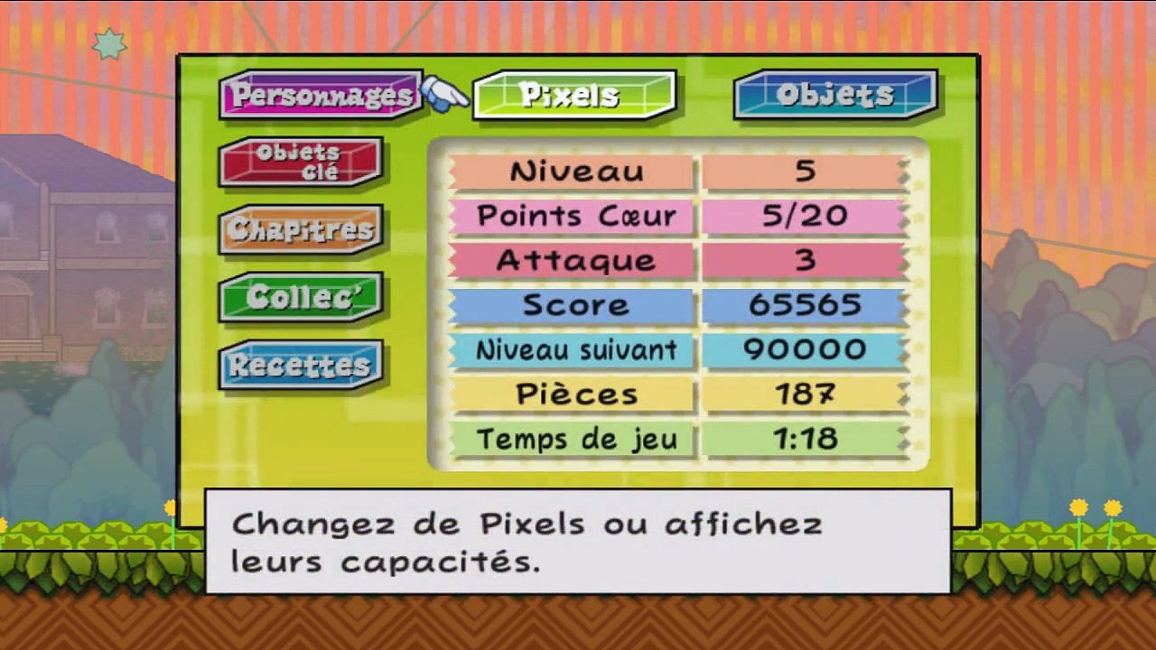 Super Paper Mario - Messages de Pixels ignorés