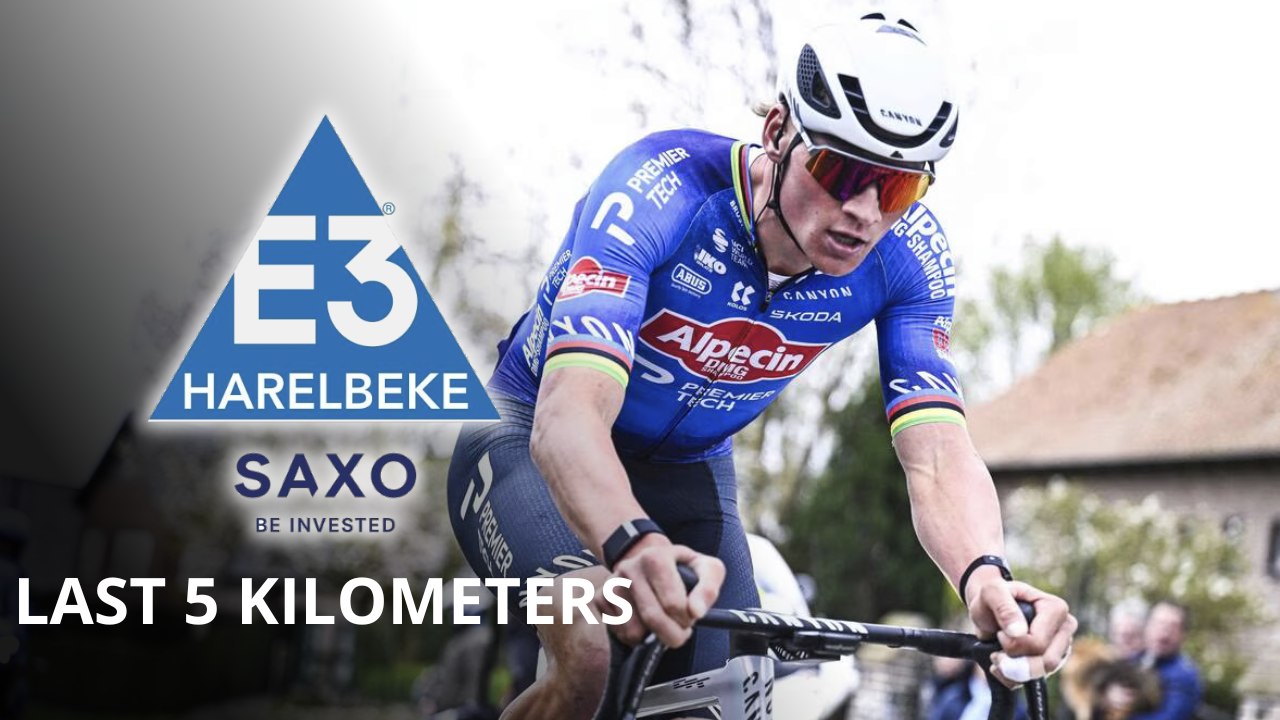 E3 Saxo Classic 2026 - Scénario fou... Mathieu van der Poel vainqueur d'un rien !