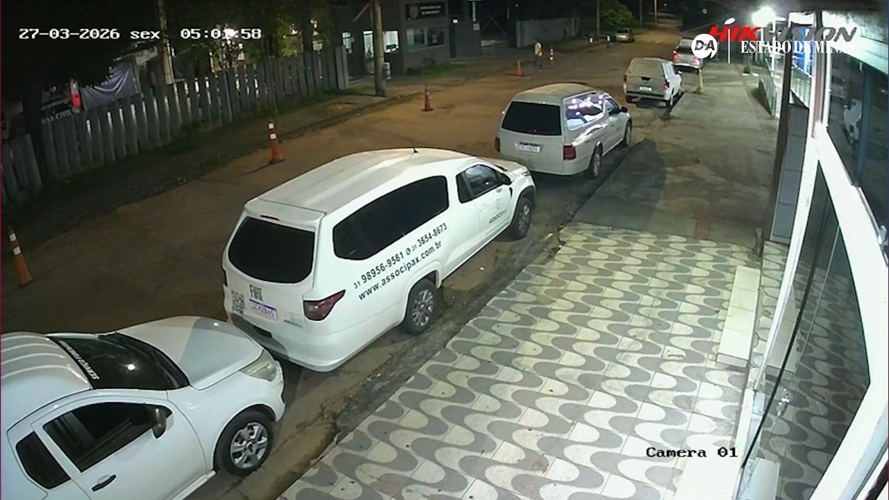 Vídeo mostra suspeito de furtar rabecão pulando muro do IML de BH