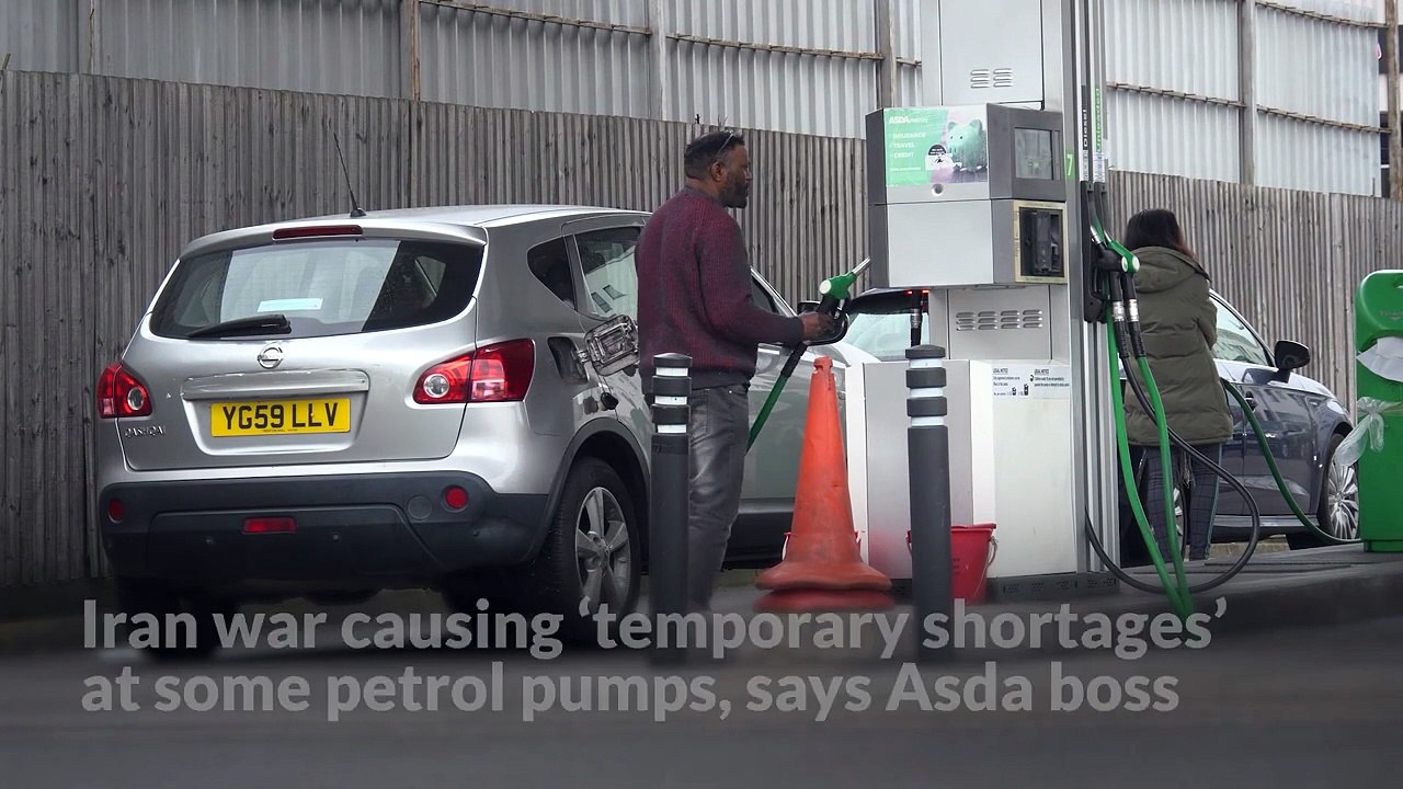 Iran war causing ‘temporary shortages’ at some petrol pumps, says Asda boss