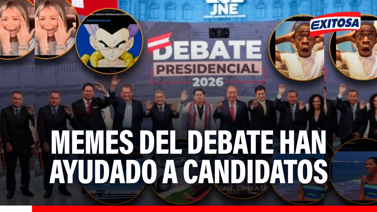 Memes tras debate presidencial le han dado visibilidad a candidatos poco conocidos