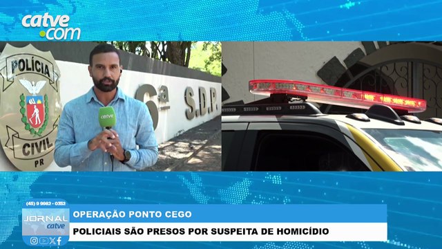 Operação Ponto Cego investiga quatro policiais suspeitos de homicídio