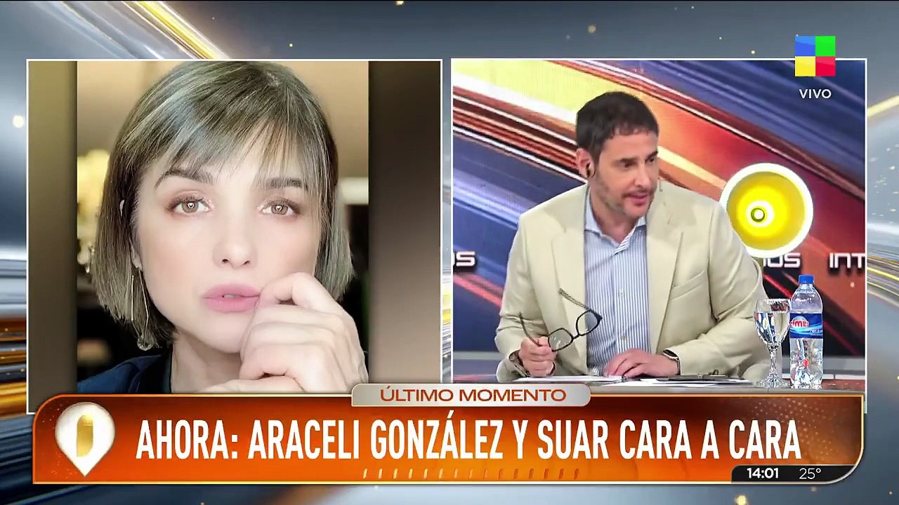 ARACELI GONZÁLEZ Y ADRIAN SUAR CARA A CARA