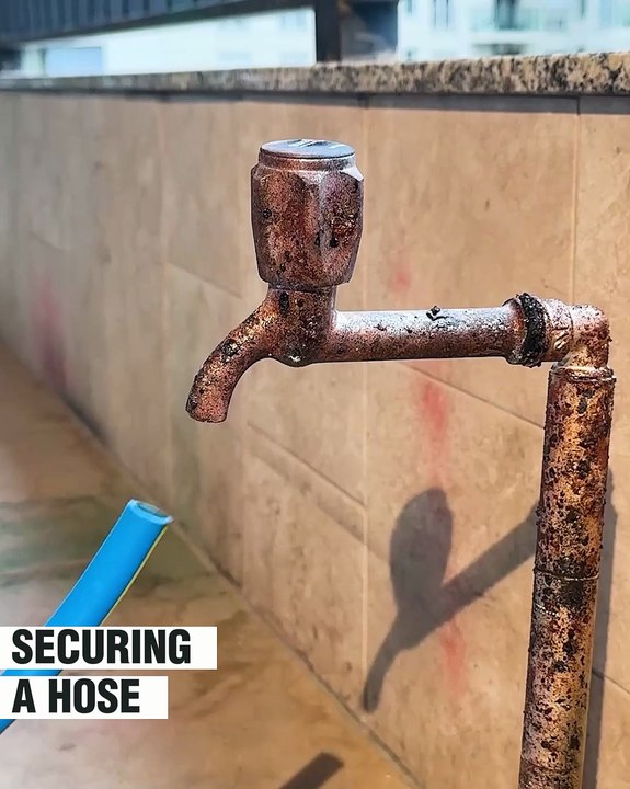 How to secure a loose hose in seconds!