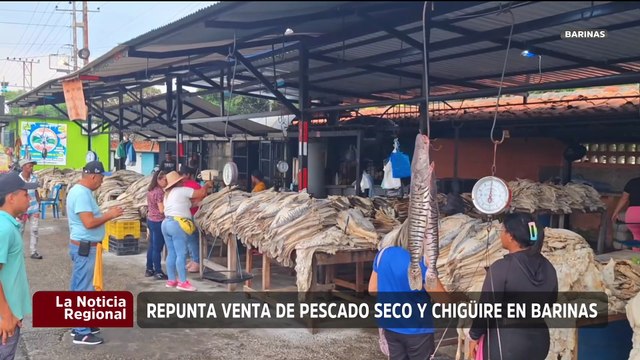 Barinas | Aumenta la venta de proteínas del mar en la Redoma Industrial en la Semana Mayor