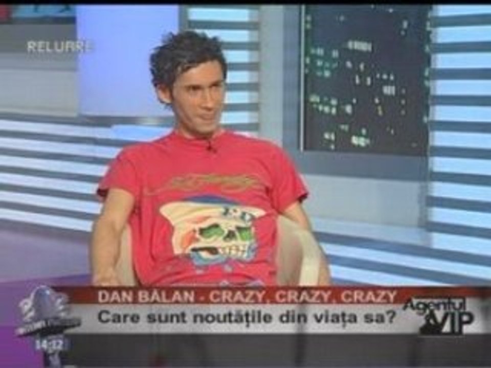 Dan Balan at Agentul Vip