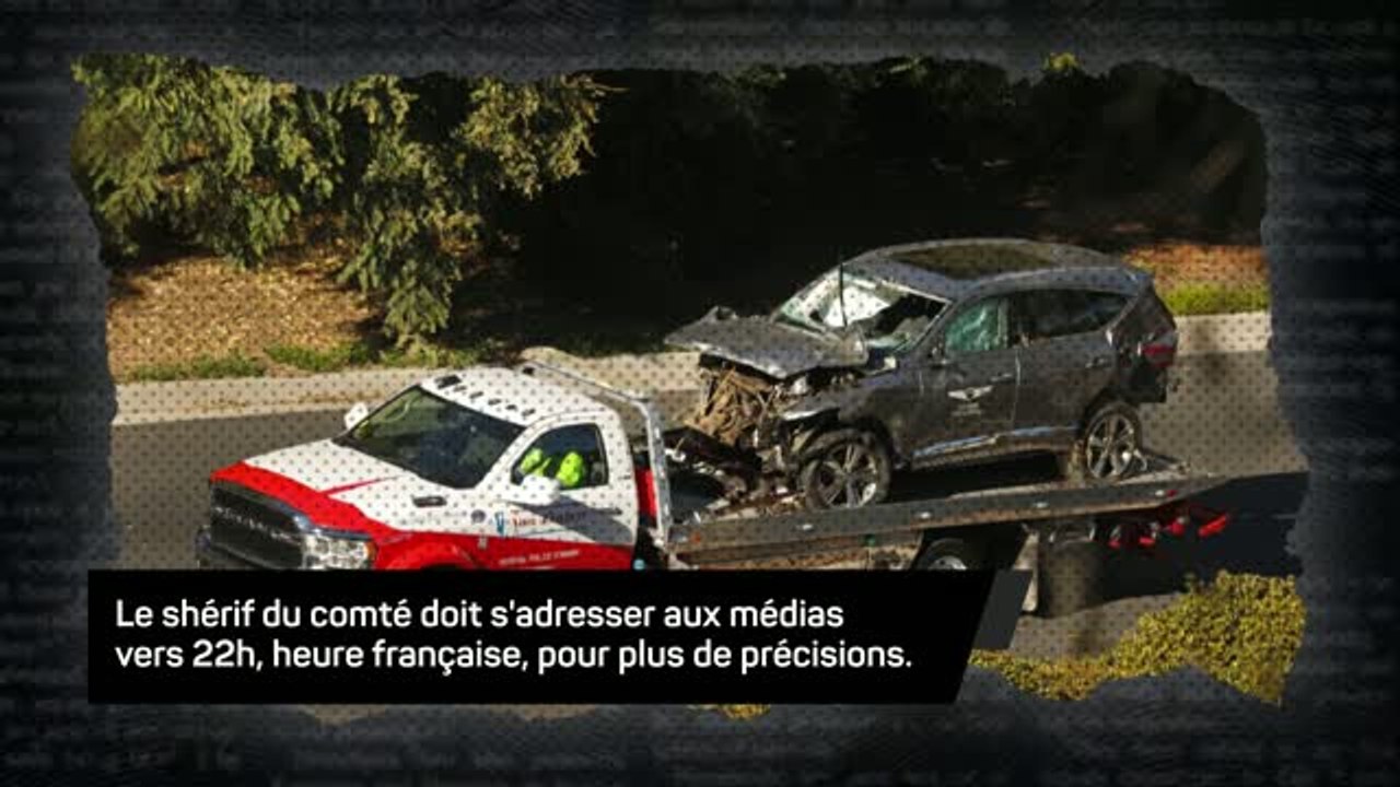 GOLF - Tiger Woods impliqué dans un accident de voiture