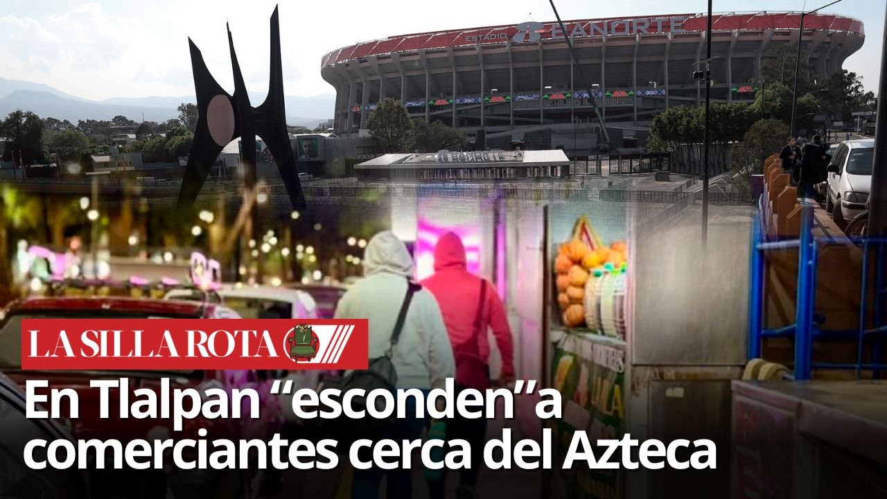“Esconden” a los abulantes en las zonas ledañas al Estadio Banorte rumbo al Mundial 2026
