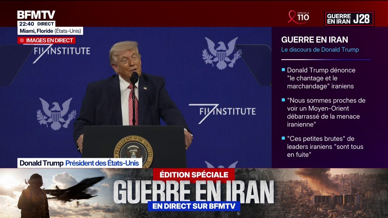 Iran: "On a sauvé tout le Moyen-Orient grâce à ces bombardements", estime Donald Trump