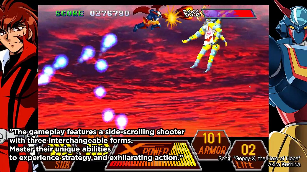 70s-style Robot Anime Geppy-X - Il trailer di annuncio