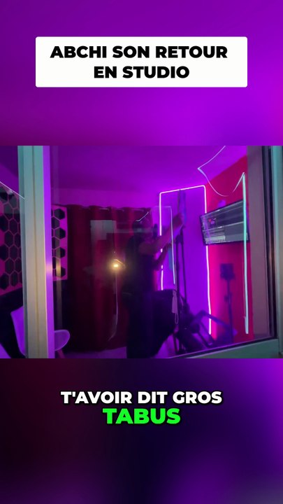 ABCHI EN STUDIO POUR SON RETOUR  #rap