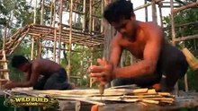 Traditional Architecture: Building a Bamboo House in the Middle of the Jungle Without Advanced Machinery