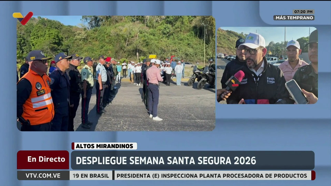 Más de 1.400 funcionarios de seguridad resguardarán a temporadistas en los Altos Mirandinos