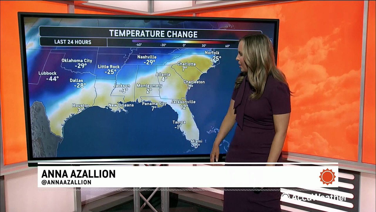 Temperatures drop and fire danger rises in the Southeast