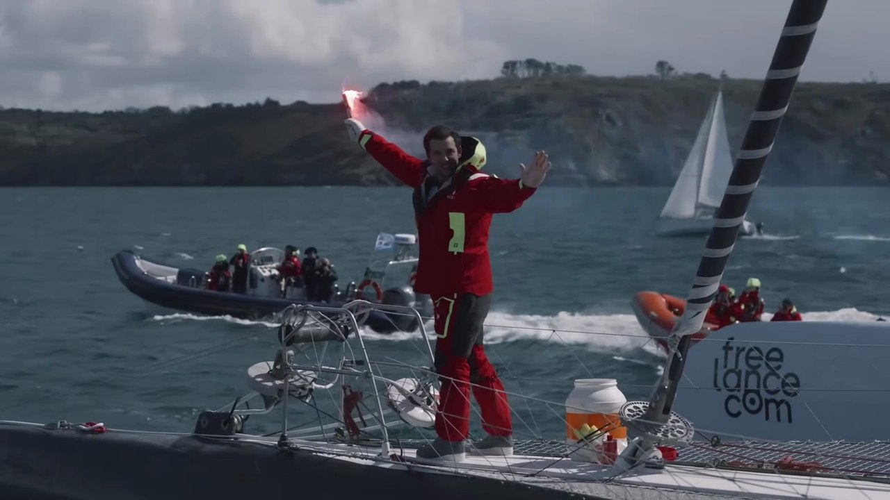 Guirec Soudée et MACSF assurances 2026 : Record du tour du monde à l'envers  l'arrivée victorieuse de Guirec Soudée
