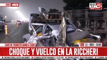 Impresionante accidente causa caos de tránsito en autopistaRiccieri