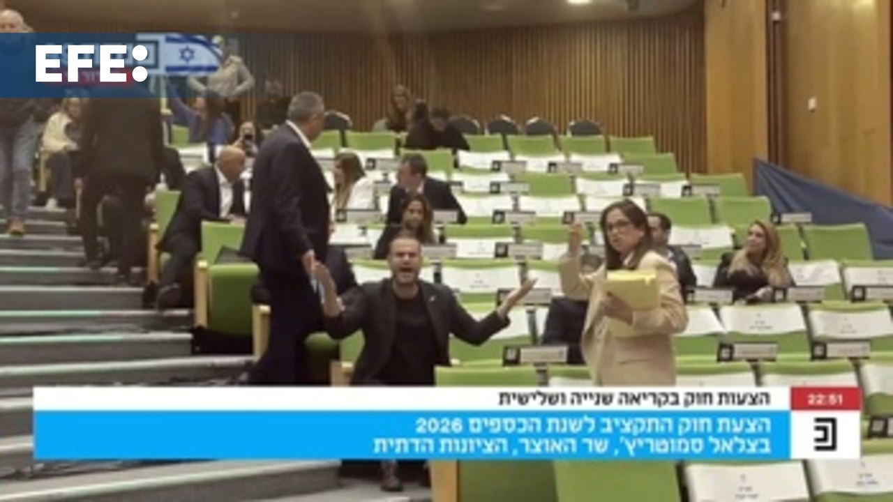 Parlamento israelí aprueba el presupuesto estatal de 2026, con miles de millones a Defensa