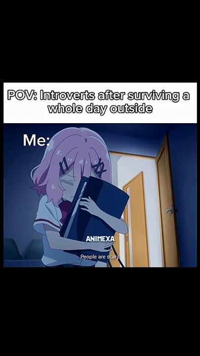 When introvert coming home late 😂[Anime Funny Memes | Anime Introvert Edits]#introvert#anime#short