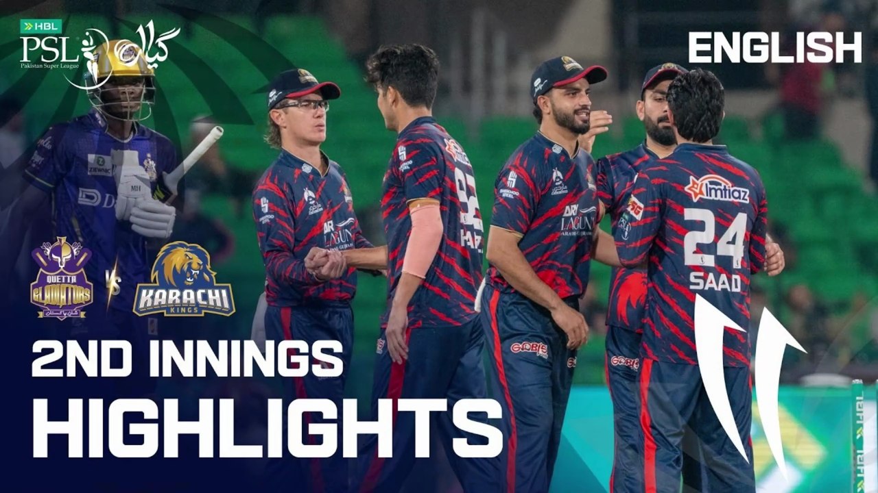 2nd Innings Full Highlights | Quetta Gladiators vs Karachi Kings | English | Match 2 | HBL PSL 11