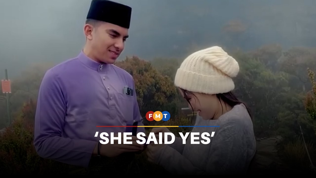‘She said yes’- Syed Saddiq announces engagement with Bella