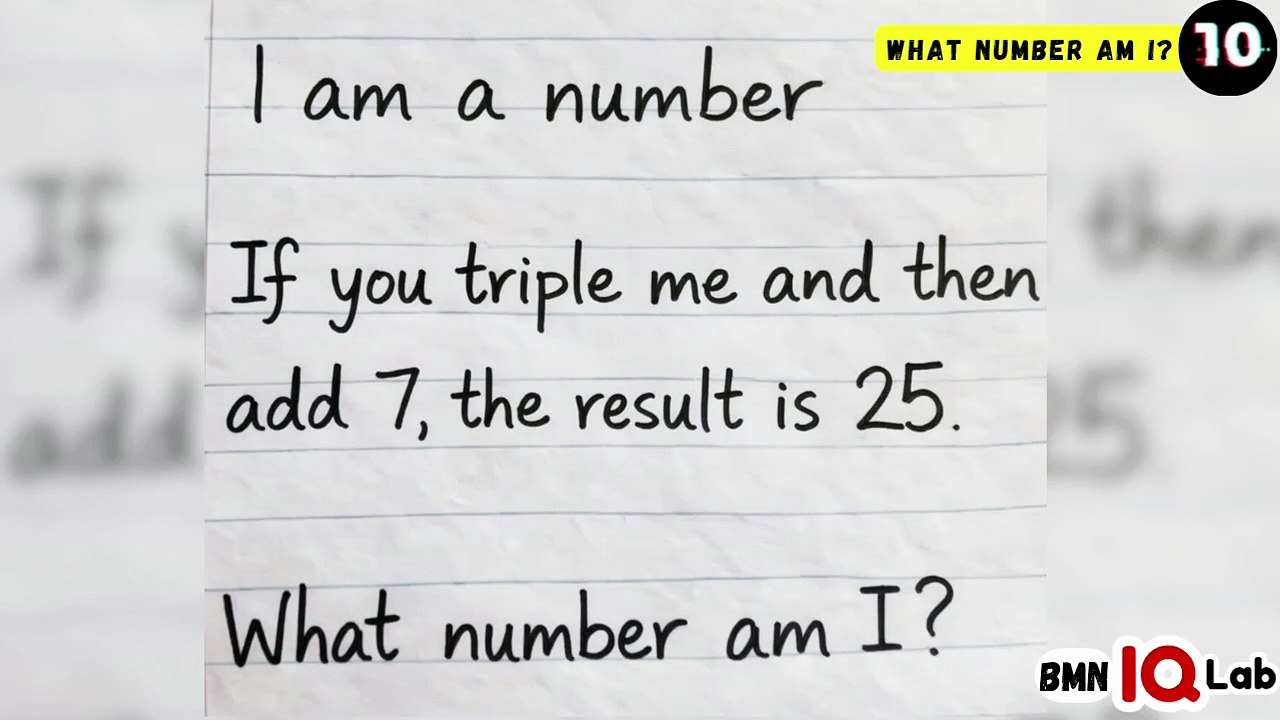 #GeniusLevel 🧩🔥 What number am I? 🤔