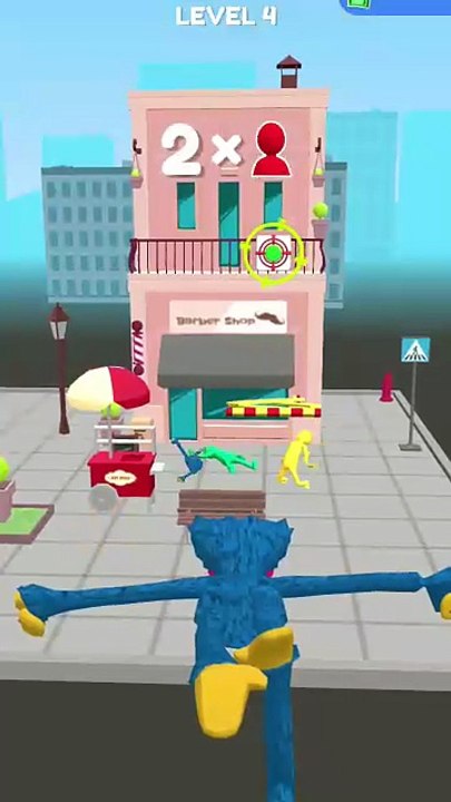 Human Ragdoll Shooter Gameplay |Level 4| #gaming #trending #asmr #humanragdollshooter