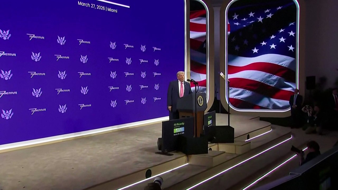 US President Trump in FII