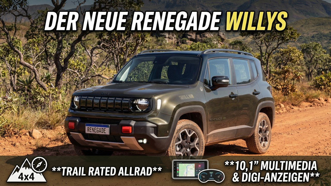 2027 Jeep Renegade Willys 4x4: Technik, Design & Gelände-Features