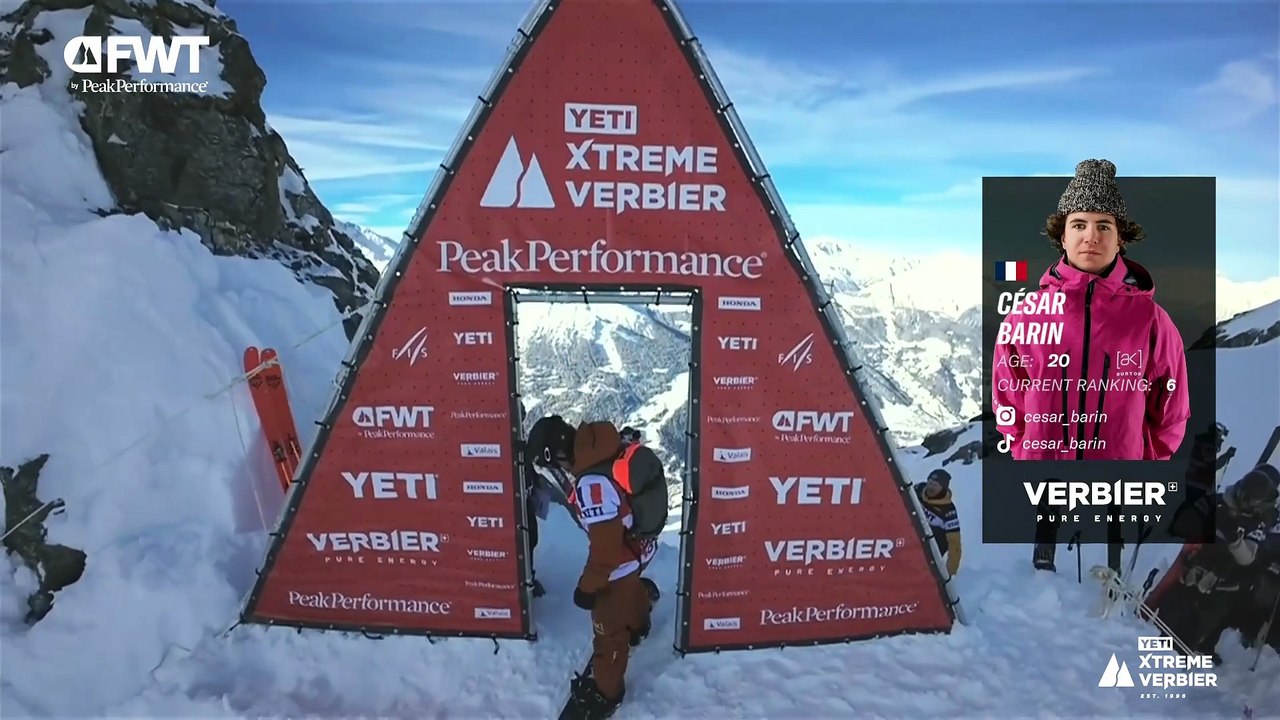 César Barin Third Place Run Snowboard Men - 2026 YETI Xtreme Verbier