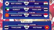Jadwal Timnas Indonesia di Piala Asia Futsal 2026, Skuad Garuda mengalah kan Korea 5-0