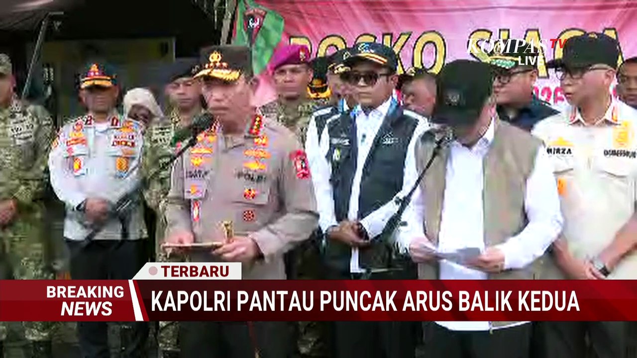 Kapolri Tinjau Arus Balik di Bakauheni, Ungkap Angka Kecelakaan Lebaran 2026 Turun
