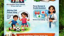 Kenapa Kesehatan tulang harus di jaga sejak anak anak