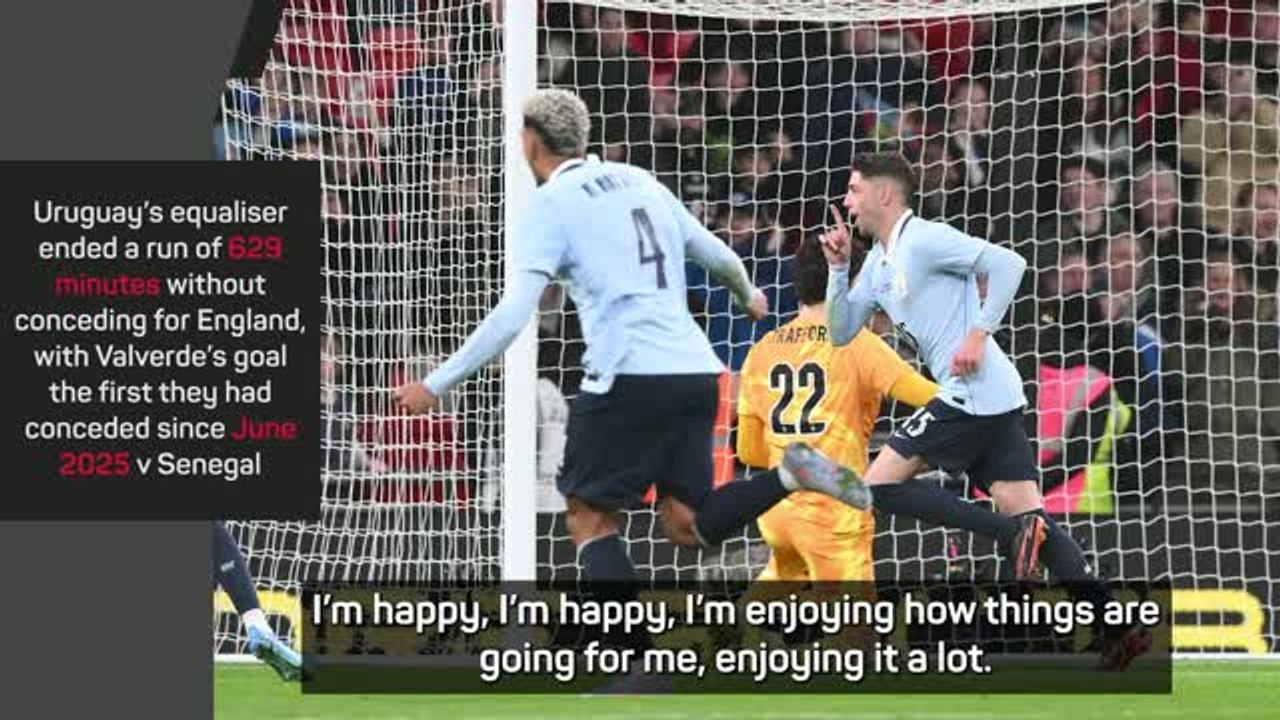 Valverde happy to score in front of 'incredible' Wembley atmosphere