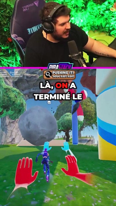 On doit battre le record de la map Pushing It avec Sushi ! #pirastack #fortnite