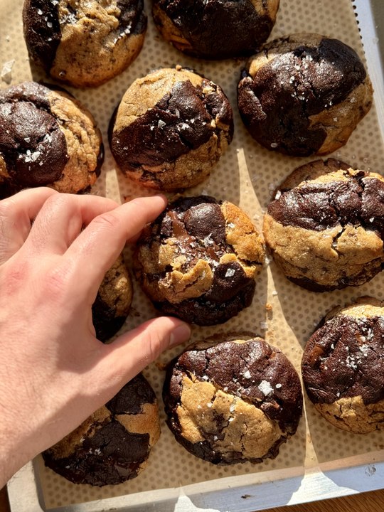 Cookies Marbrés Chocolat & Beurre de Cacahuète 🍪 | Crazy Cookies EP6 | Recette Cookies Inratable